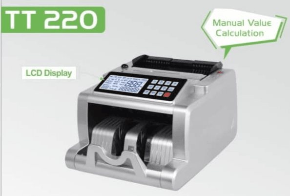 TT 220 Currency Counting And Detection Machine